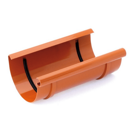 Złączka Rynnowa PCV 125mm Ceglasty RAL 8004