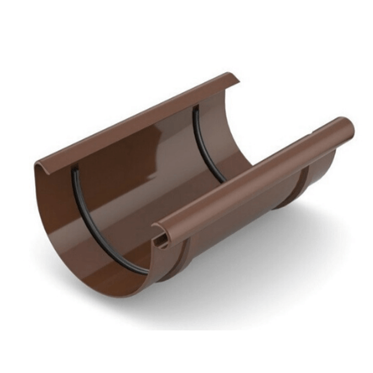 Złączka Rynnowa PCV 125mm BRĄZOWY - RAL 8017