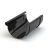 Złączka Rynnowa PCV 125mm  Czarny RAL 9005