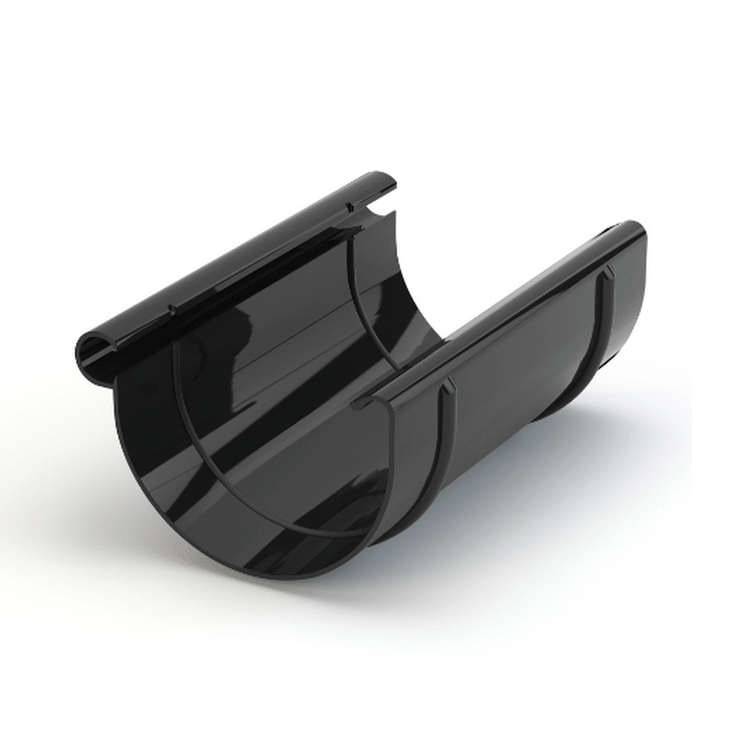 Złączka Rynnowa PCV 125mm  Czarny RAL 9005