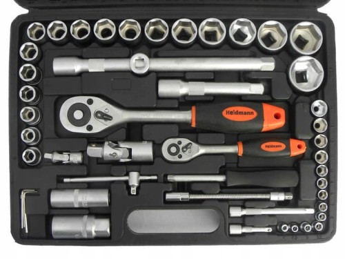 ZESTAW NARZĘDZI KLUCZY NASADOWYCH NASADKI I BITY 94 EL. TYP H 1/2" 1/4"