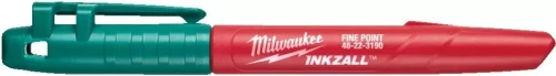 Zielony marker Milwaukee Inkzall ze standardową końcówką 4 szt.