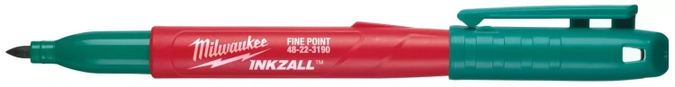 Zielony marker Milwaukee Inkzall ze standardową końcówką 4 szt.