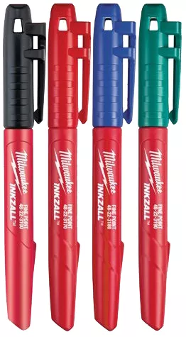 Zestaw kolorowych markerów Milwaukee Inkzall