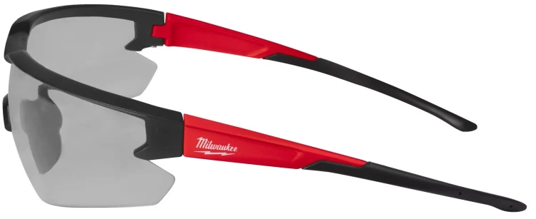 Okulary ochronne odporne na zarysowania Milwaukee (szare szkła)