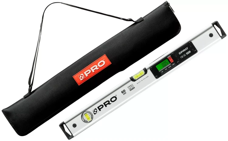 Poziomica elektroniczna PRO PRO900 DIGITAL M z magnesami 60 cm (+ pokrowiec)