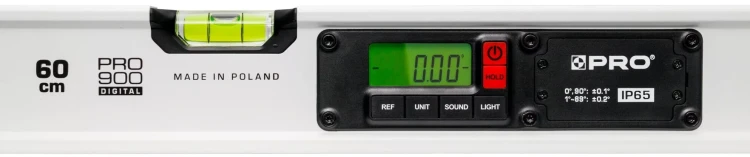 Poziomica elektroniczna PRO PRO900 DIGITAL M z magnesami 60 cm (+ pokrowiec)
