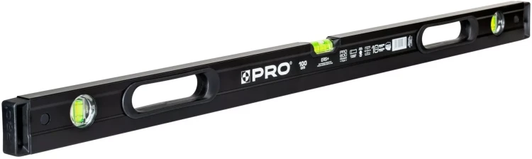 Frezowana poziomica PRO 800 100 cm (z uchwytami)