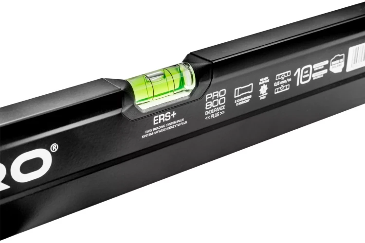 Frezowana poziomica PRO 800 80 cm (z uchwytem)