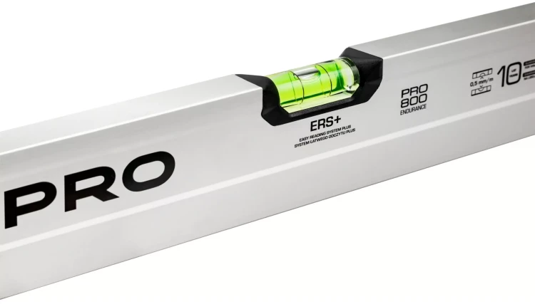 Anodowana poziomica PRO 800 200 cm (z uchwytami)