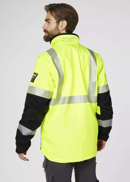 Męska kurtka robocza softshell Helly Hansen ICU odblaskowa roz XL