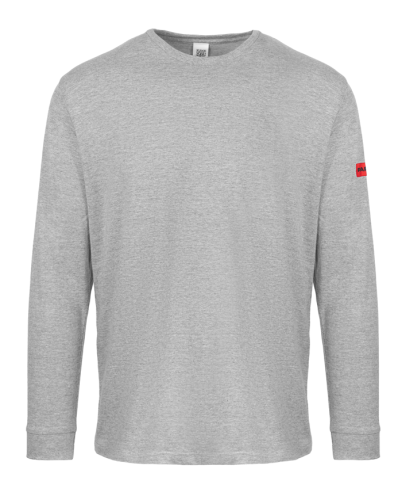 T-Shirt z długim rękawem Szary L PARAT