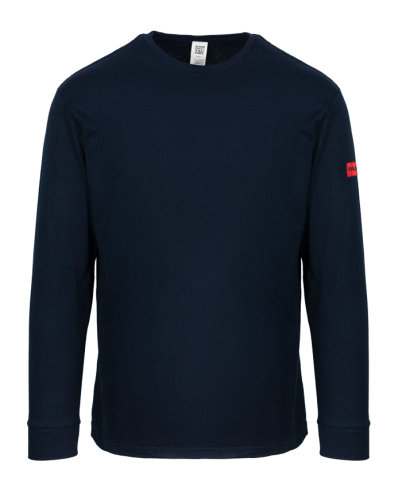 T-Shirt z długim rękawem Granatowy  roz L PARAT