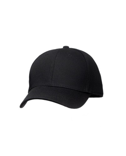 Czapka Letnia z daszkiem Bejsbolówka Regular Czarna   PARAT