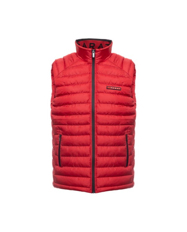 Bezrękawnik Puchowy Czerwony roz L   PARAT