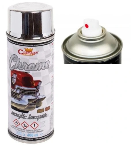 Farba Lakier Spray Super Chrom SREBRNY 400 ml