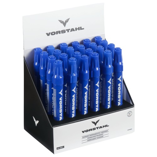 Marker permanentny NIEBIESKI 145x15mm  opakowanie  24szt