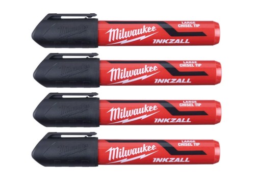 CZARNY  marker Inkzall L Milwaukee    4 szt.