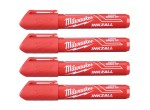 CZERWONY  marker Inkzall L Milwaukee   4 szt. 