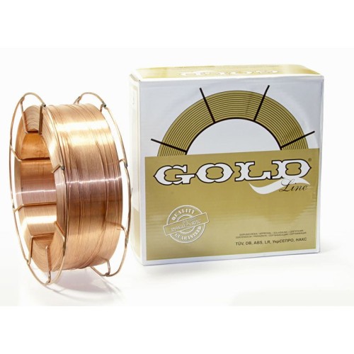 Drut Spawalniczy GOLD G3Si1 FI=1,0 Szpula koszykowa 15 kg - B300 (K300)