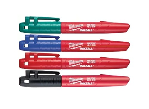 Zestaw kolorowych markerów Milwaukee Inkzall