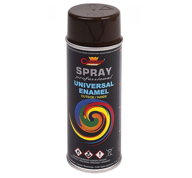 Farba Emalia - Akrylowa Uniwersalna Spray Kolor RAL 8017 Czekoladowy 400 ml