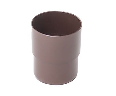 Złączka rury spustowej MUFA 100 mm BRĄZOWY - RAL 8017