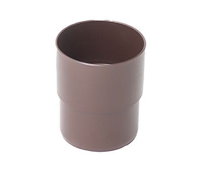 Złączka rury spustowej MUFA 75mm Brązowy - RAL 8017