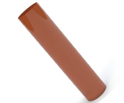 Rura spustowa PCV 100mm/3m Ceglasty - RAL 8004