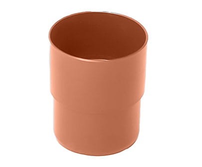 Złączka rury spustowej MUFA 100 mm  Ceglasty