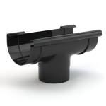 Lej Spustowy Rynnowy 125mm / 100mm Czarny RAL 9005 