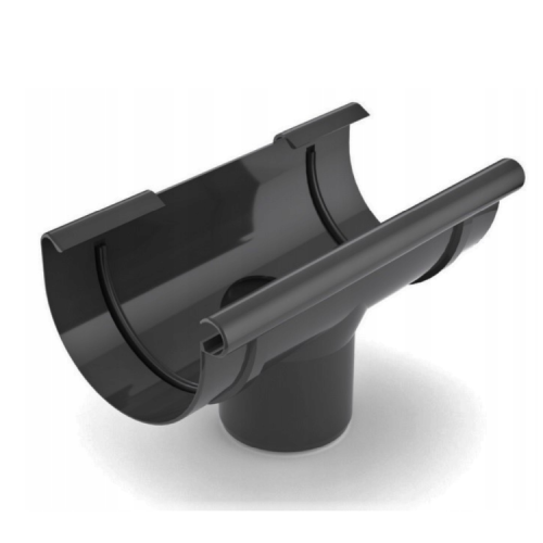 Lej Spustowy Rynnowy 125mm / 100mm Grafit Antracyt  - RAL 7016