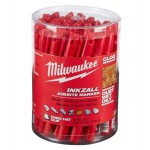 Marker budowlany Milwaukee CZERWONY ostry 36 sztuk paczka karton  