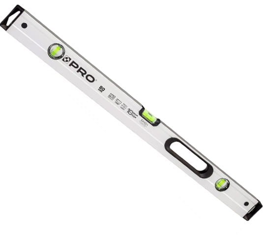 Anodowana poziomica PRO 800 80 cm (z uchwytem)
