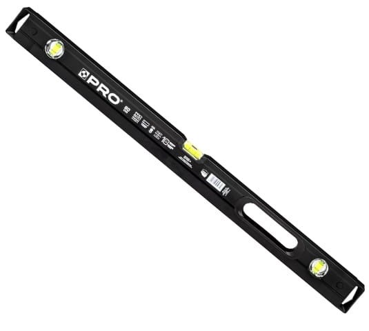 Frezowana poziomica PRO 800 80 cm (z uchwytem)