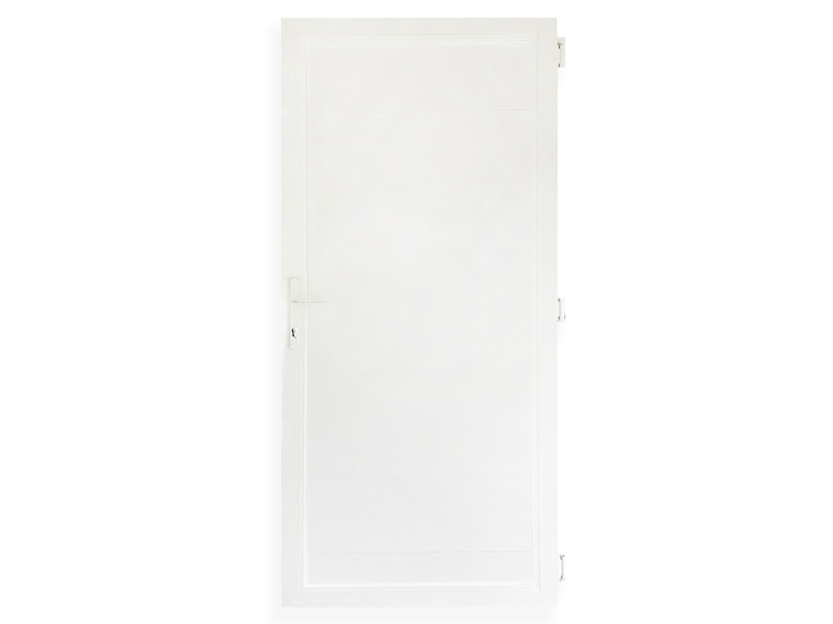 Drzwi PCV zabudowane "Garage Line" 90x200 kolor jednostronnie ANTRACYT