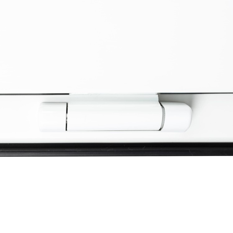 Okno PCV  uchylne z klamką -  80x60 cm kolor CIEMNY ORZECH  / GRUBA RAMA