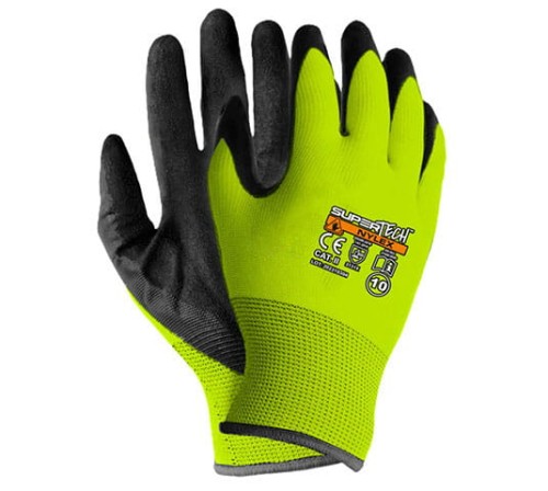 Rękawice ochronne rękawiczki SUPER TECH NYLEX cat. II roz. 9 / 12 PAR