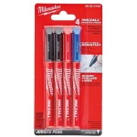Kolorowe markery zmywalne Milwaukee Inkzall (4 sztuki)