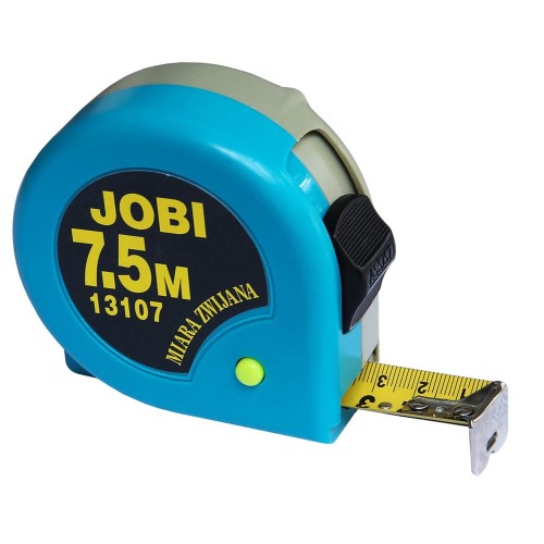 Taśma Miernicza  zwijana JOBI 7,5m x 25 mm