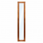 Okno PCV stałe - 40x200 cm kolor  ZŁOTY DĄB 