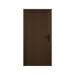 Drzwi PCV zabudowane pełne "Garage Line" 90x200 ORZECH  kolor jednostronny