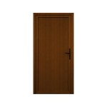 Drzwi PCV zabudowane pełne "Garage Line" 90x200 ZŁOTY DĄB  kolor jednostronny