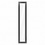 Okno PCV stałe -  40x200 cm kolor ANTRACYT - GRAFIT