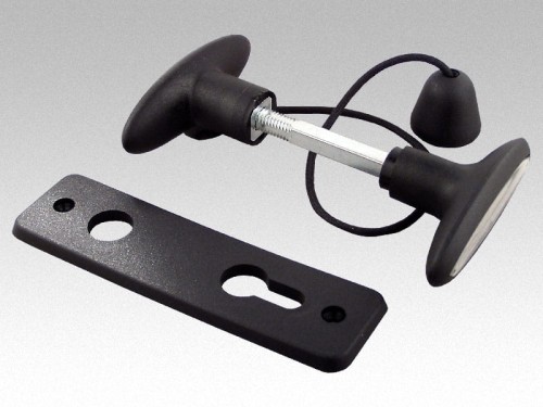 Klamka Garażowa plastikowa z szyldem plastikowym 60/41x147