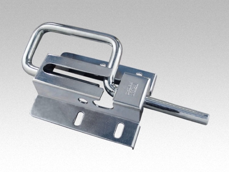 Zasuwa do bramy segmentowej - Bramowa 120 mm