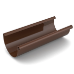 Rynna PCV 100mm/4m Brązowy  - RAL 8017