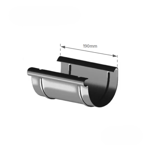 Złączka Rynnowa PCV 125mm Ceglasty RAL 8004