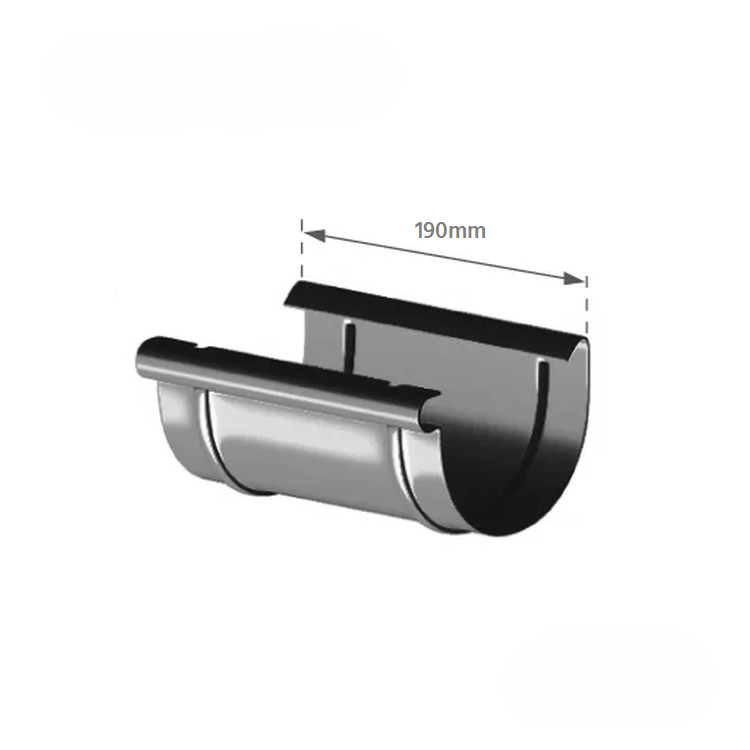 Złączka Rynnowa PCV 125mm Ceglasty RAL 8004