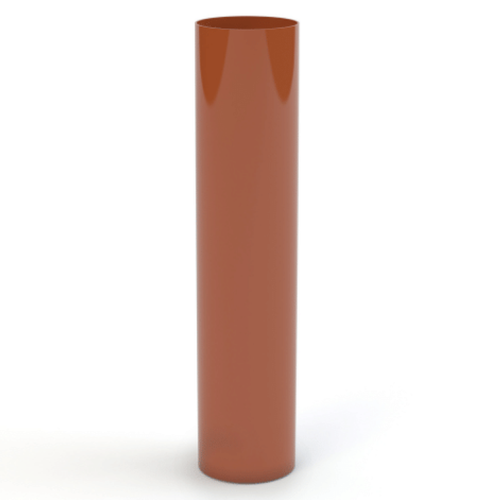 Rura spustowa PCV 100mm/3m Ceglasty - RAL 8004